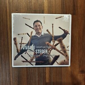 NEW SEALED Vivaldi Concerti per Flauto Maurice Steger CD2014 Barocchisti Fasolis